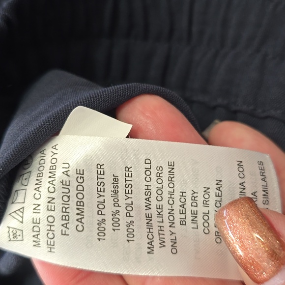 Michael Kors Black Wide Leg Pant Sz Lg Nwt - Picture 9 of 9